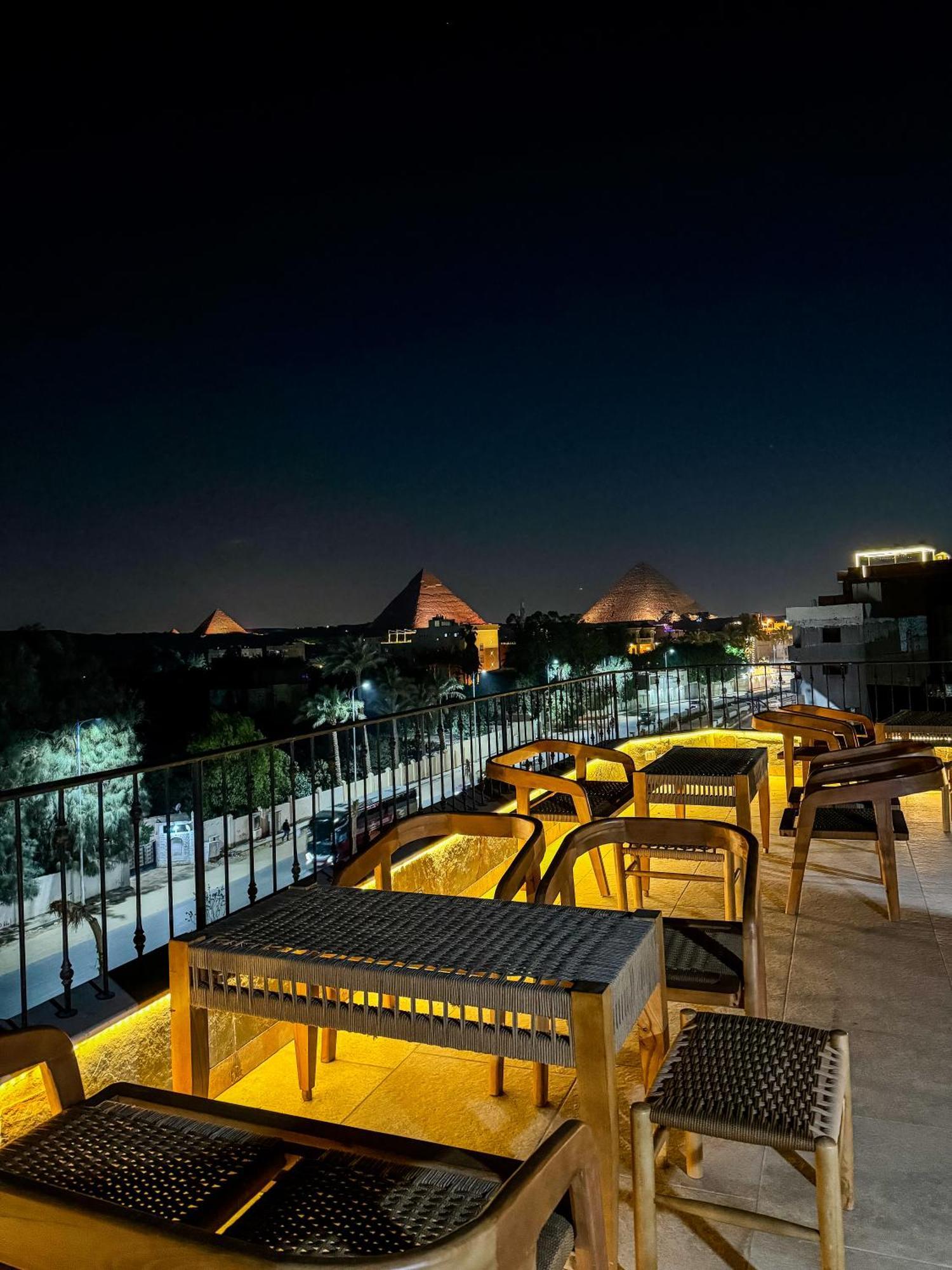 Almas Pyramids View Hotel Kafret el-Gabal エクステリア 写真