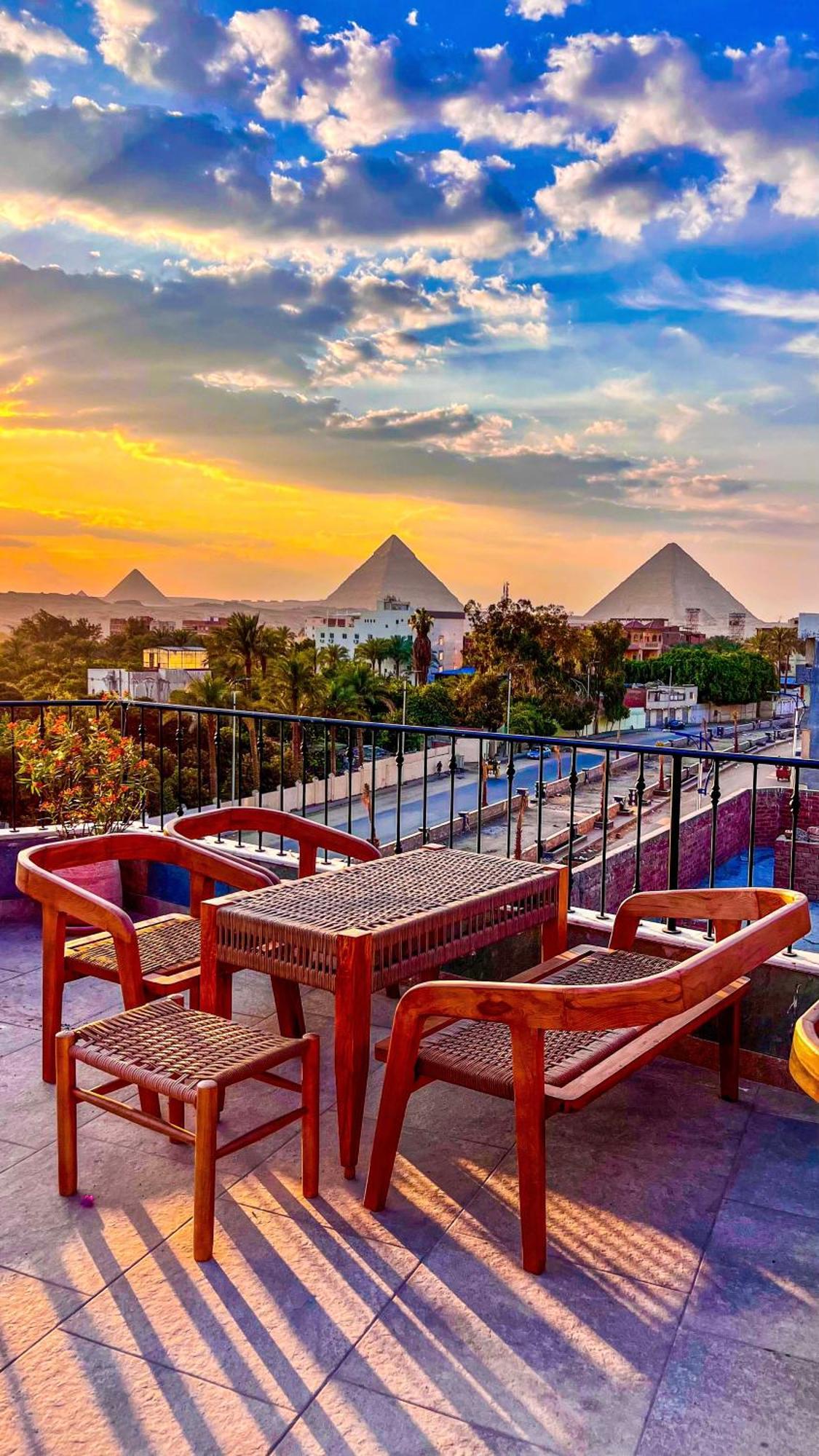 Almas Pyramids View Hotel Kafret el-Gabal エクステリア 写真