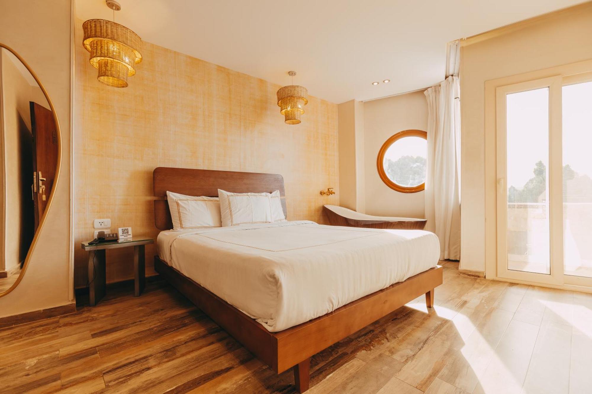 Almas Pyramids View Hotel Kafret el-Gabal エクステリア 写真