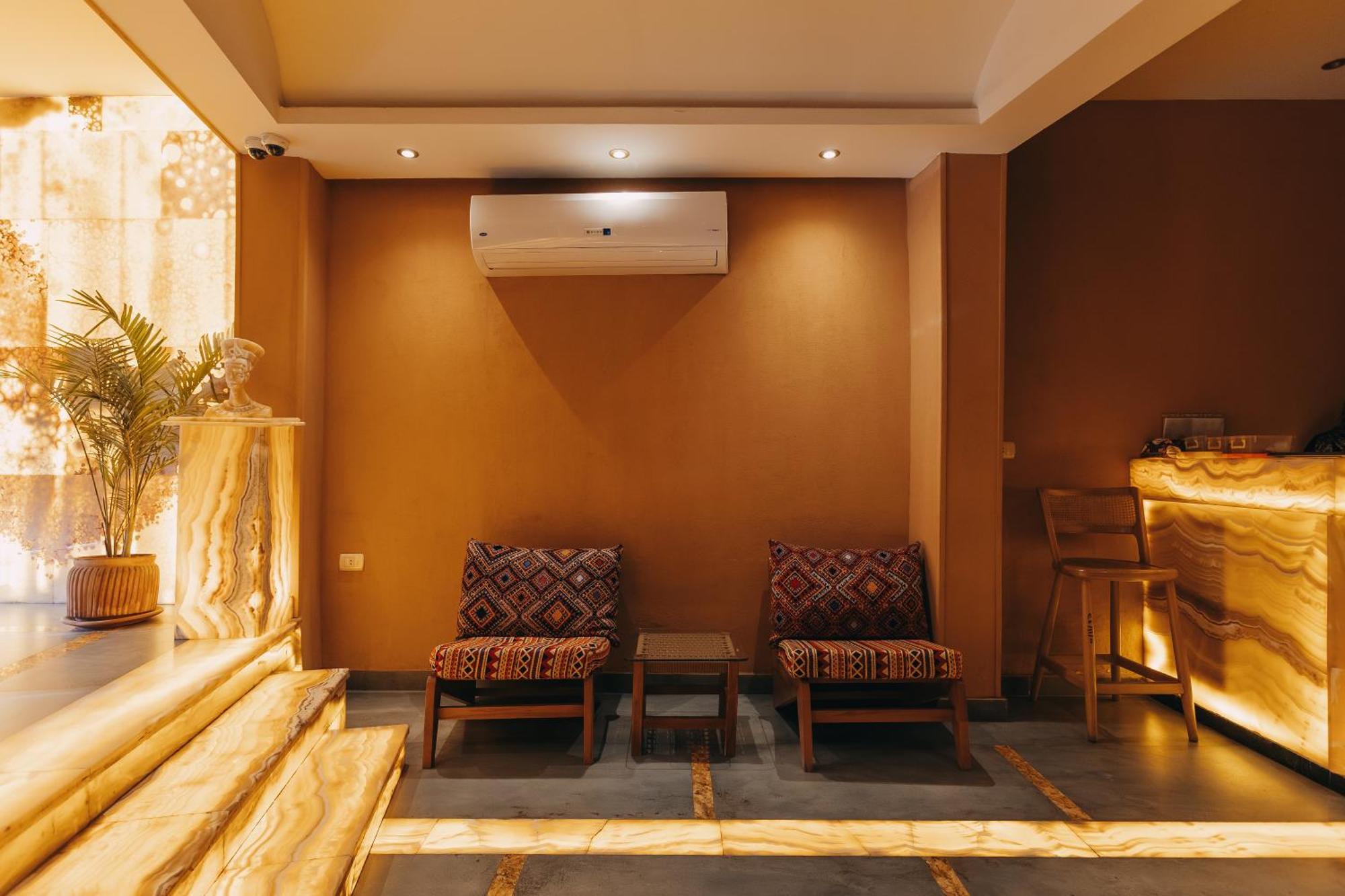 Almas Pyramids View Hotel Kafret el-Gabal エクステリア 写真